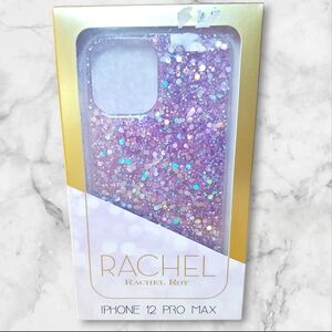 Rachel Roy Apple Iphone Case 12 pro Max Protection Purple Glitter New Sparkling